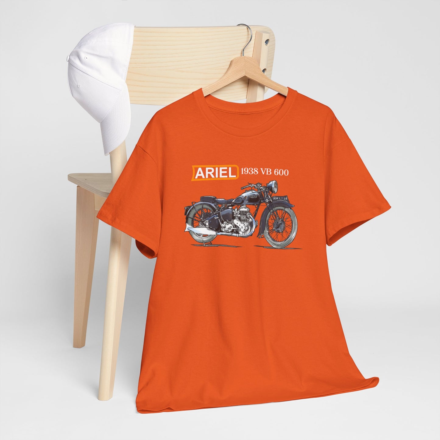 Ariel VB 1938 Vintage Motorcycle T-Shirt - Legendary Style for Riders