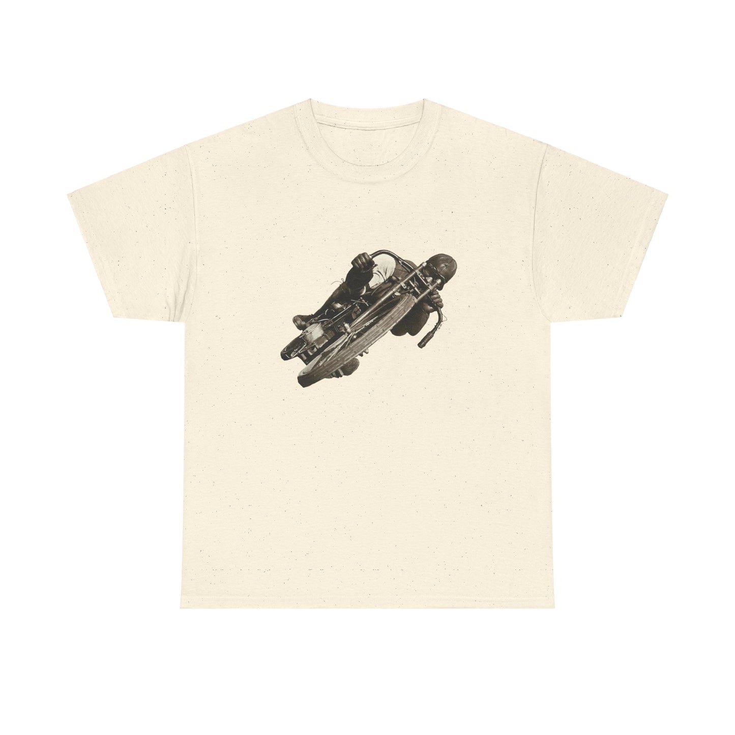 Stay Timeless with Leaning Hard Vintage Biker T-Shirt on Gildan 5000