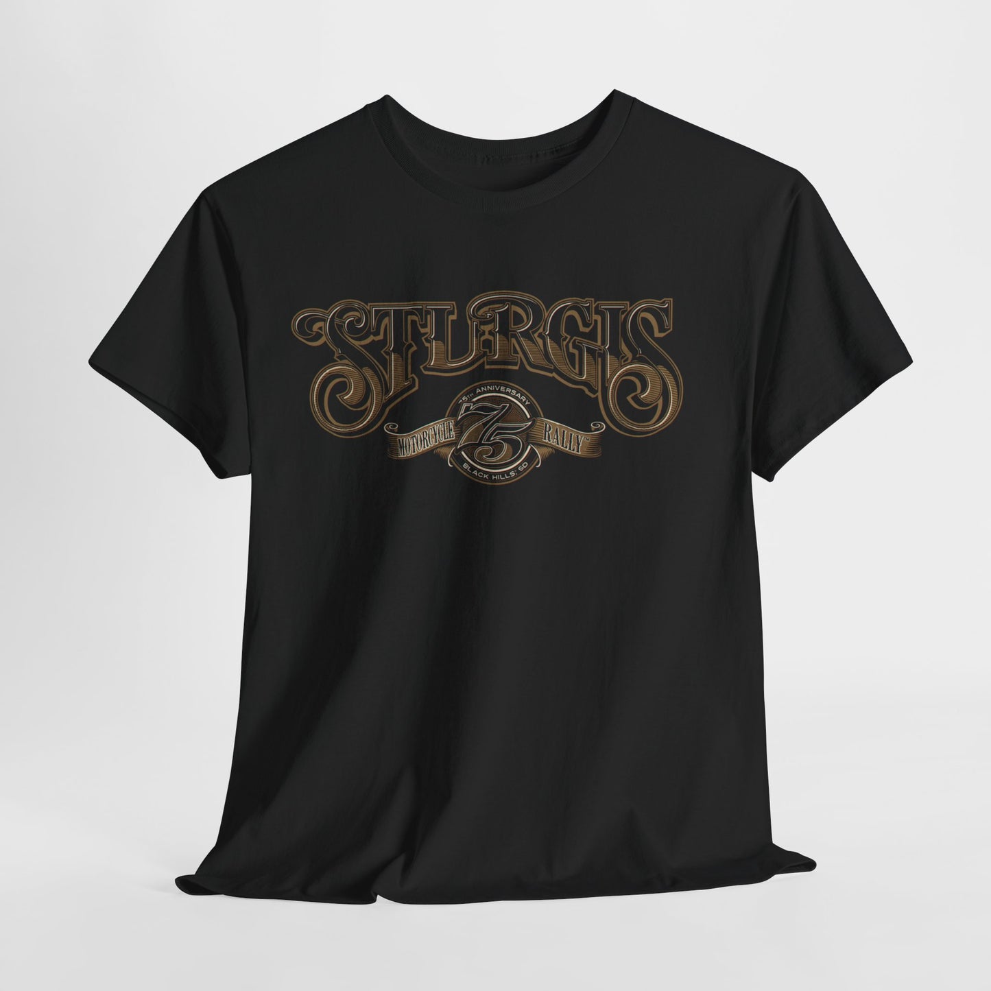 Sturgis 75th Tee - Gildan® 5000 Heavy Cotton™, Classic Midweight Fabric