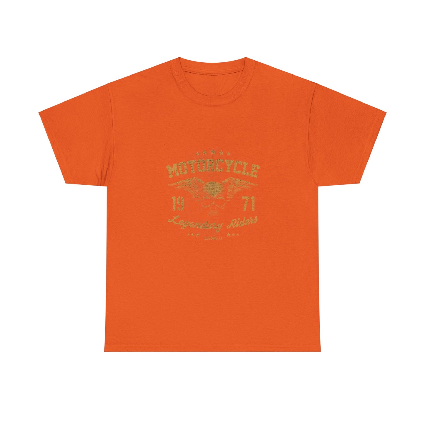 Classic Biker Vibes: Gildan® Heavy Cotton Motorcycle Legend 1971 Shirt