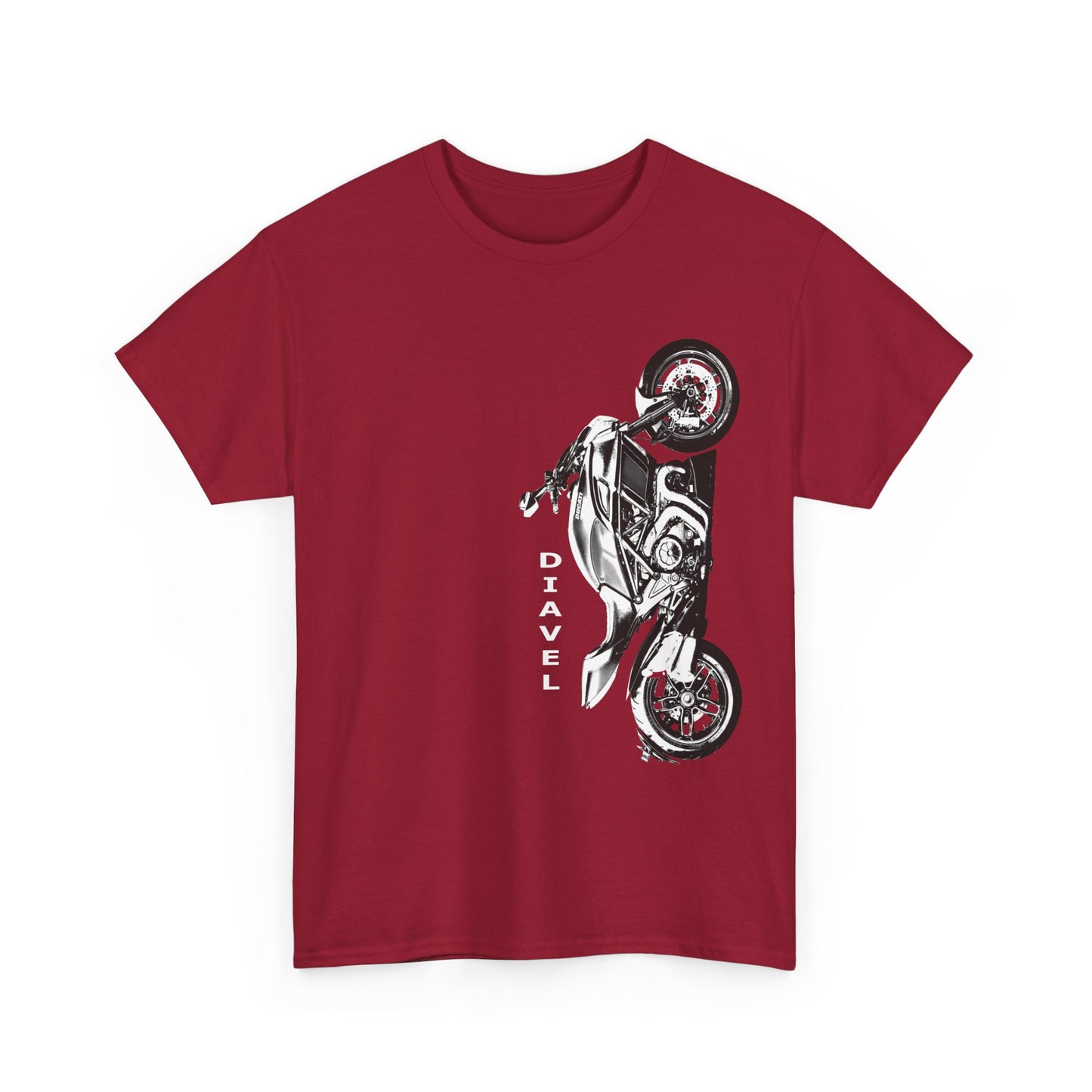 Ducati Diavel Biker T-Shirt | Gildan® 5000 Heavy Cotton™ - Rugged Style, Classic Fit for Motorcycle Lovers