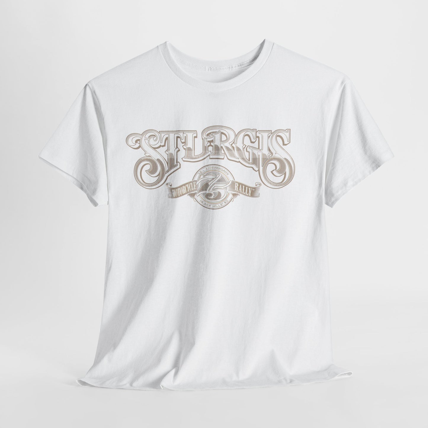 Sturgis 75th Tee - Gildan® 5000 Heavy Cotton™, Classic Midweight Fabric