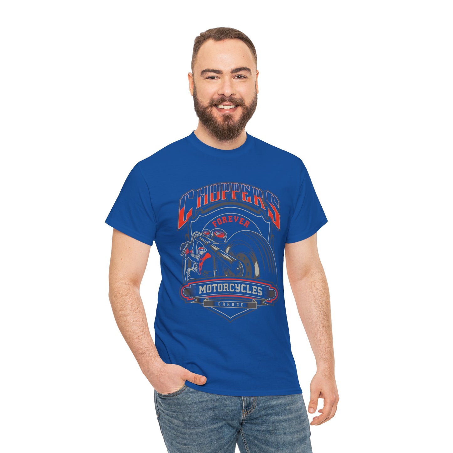 Choppers Forever Motorcycle T-Shirt - Quality Print, Classic Biker Fit