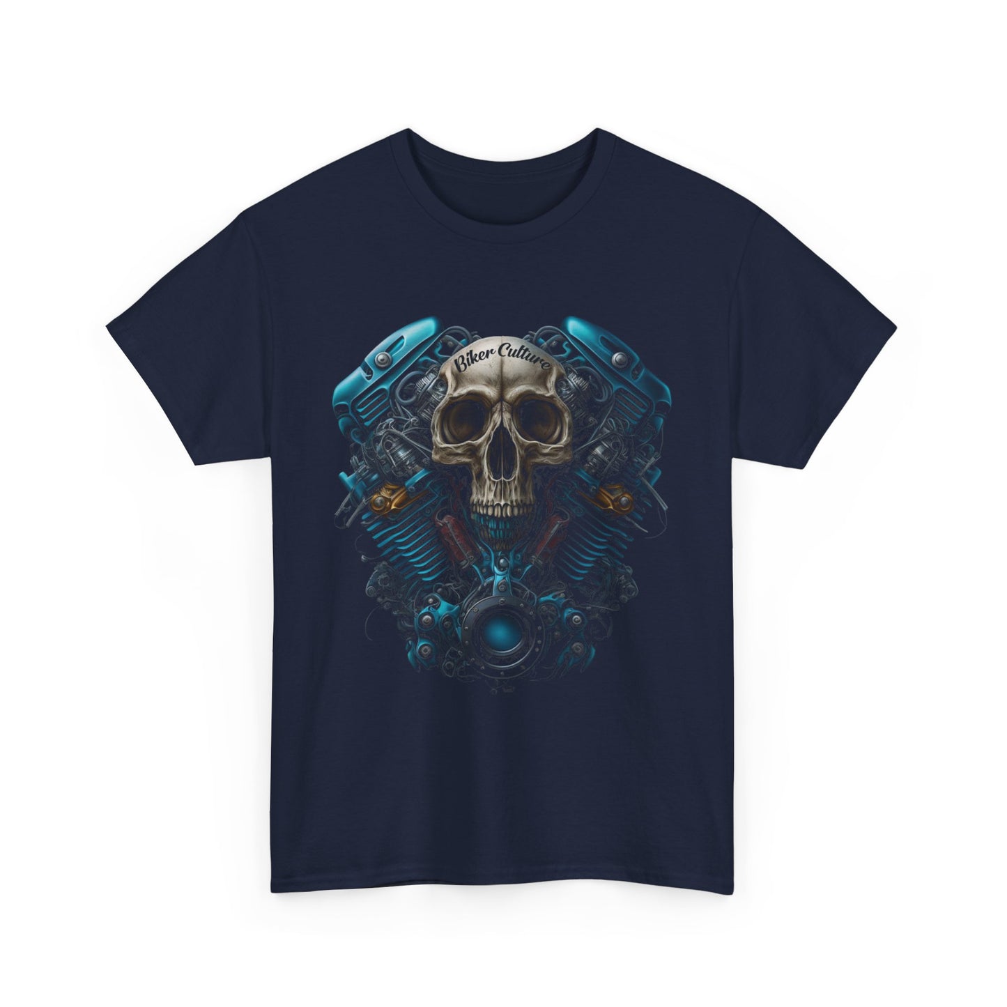 Biker Culture V-Twin Graphic Tee - Made with Midweight Fabric and Classic Fit
