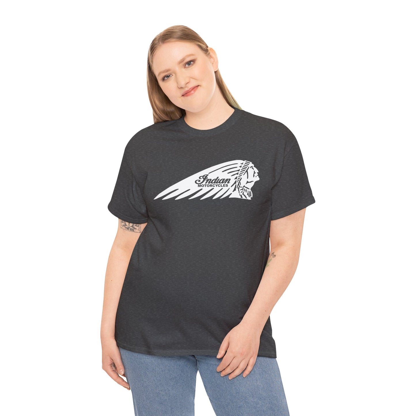 Indian Motorcycles Shirt | Gildan® 5000 Heavy Cotton™, Stylish Comfort for Bikers