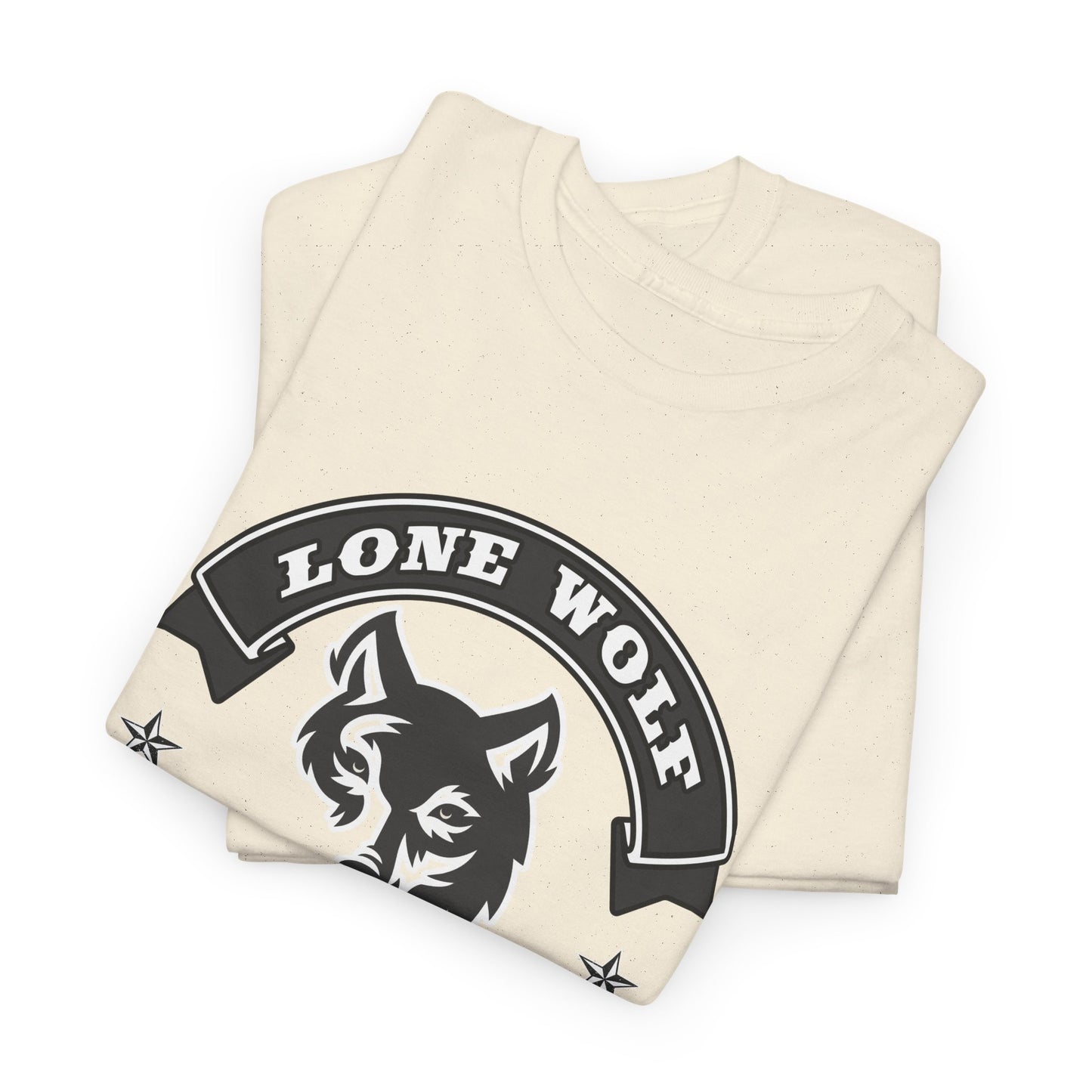 Lone Wolf Tee Shirt - Gildan® 5000 Heavy Cotton™, Classic Fit for the Independent Rider