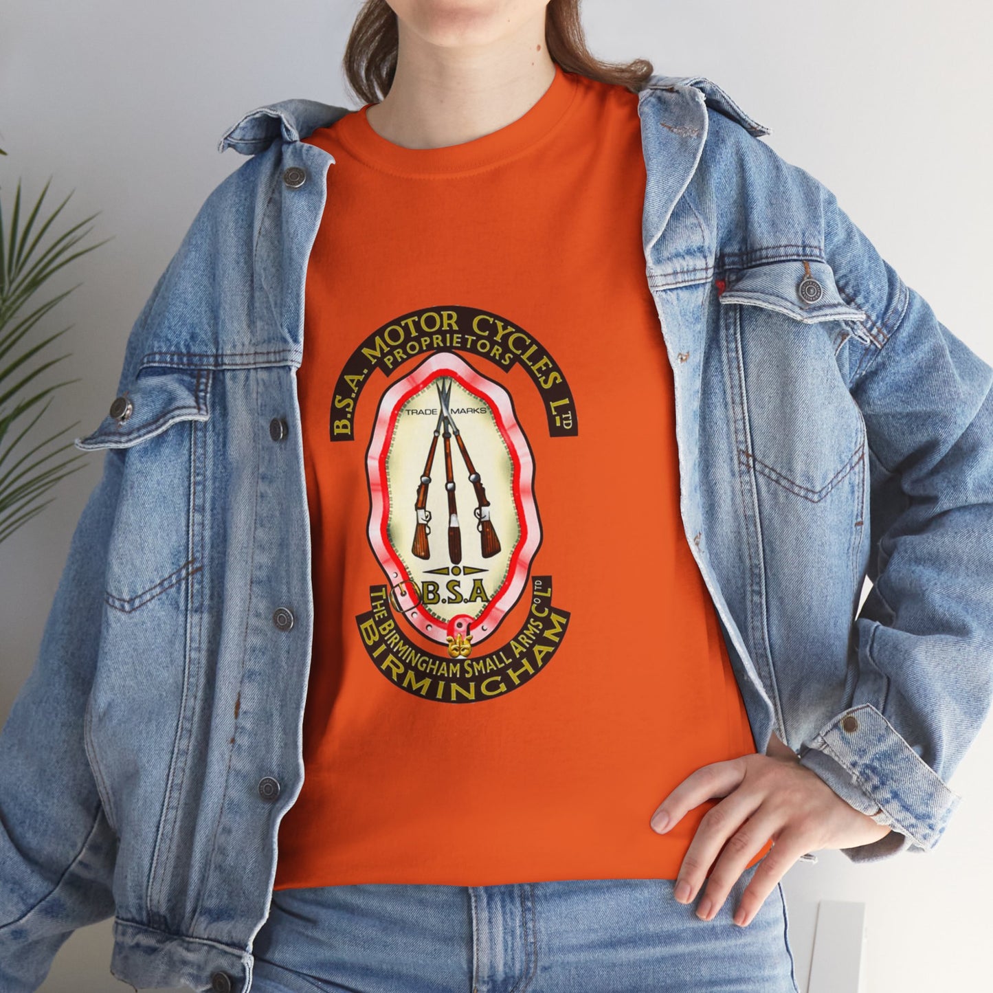 Sporting BSA Rifles T-Shirt - Elegant Design for Outdoor Enthusiasts