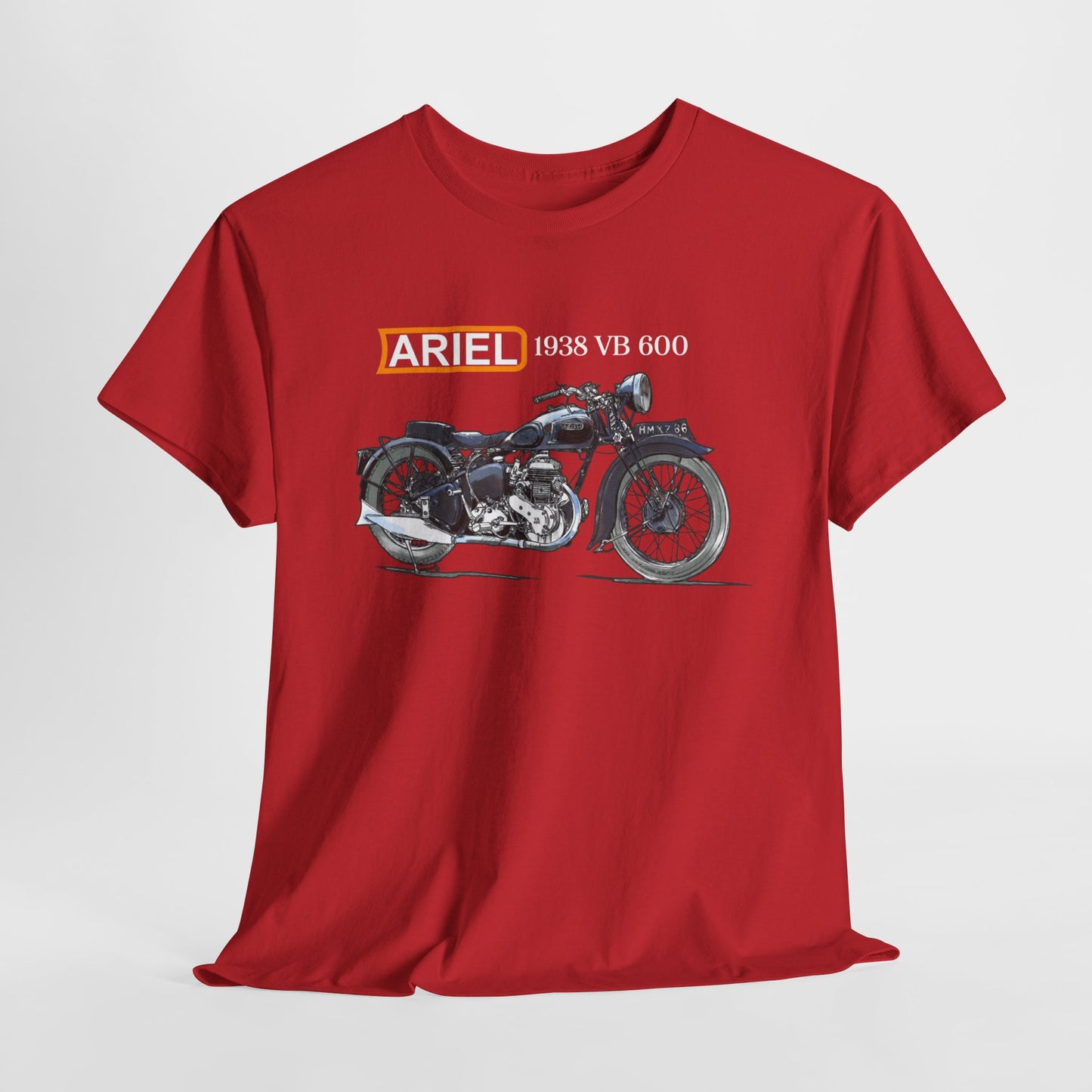 Ariel VB 1938 Vintage Motorcycle T-Shirt - Legendary Style for Riders