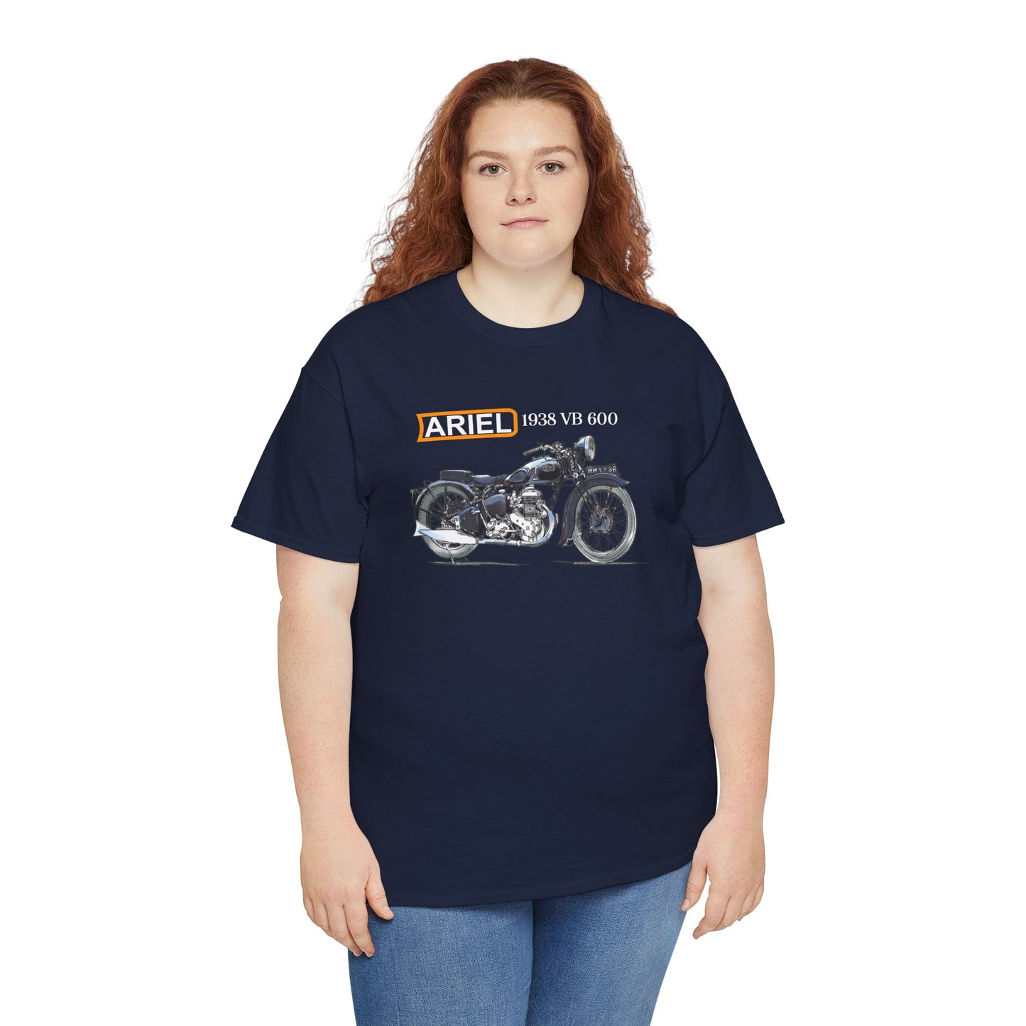 Ariel VB 1938 Vintage Motorcycle T-Shirt - Legendary Style for Riders