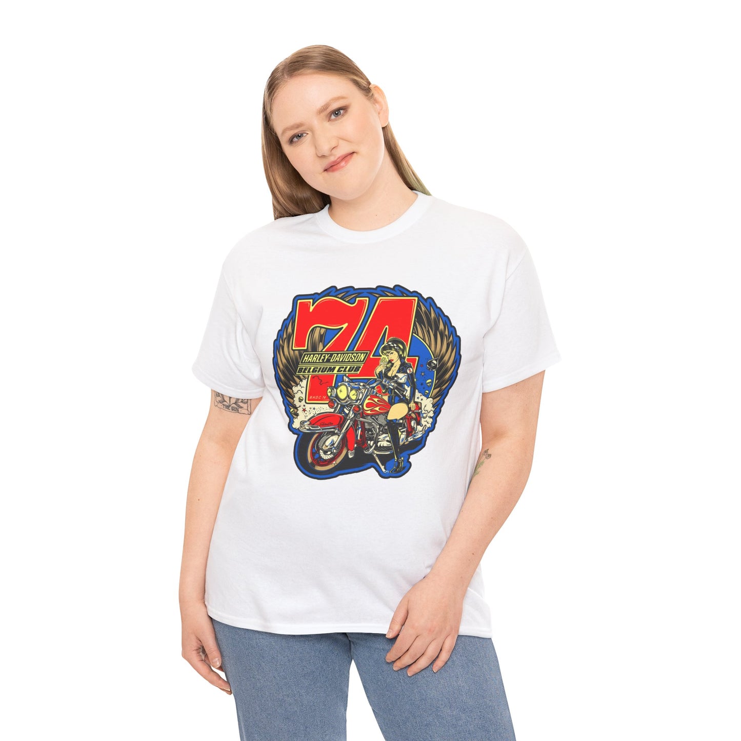 Harley Davidson 74 Biker Classic Tee