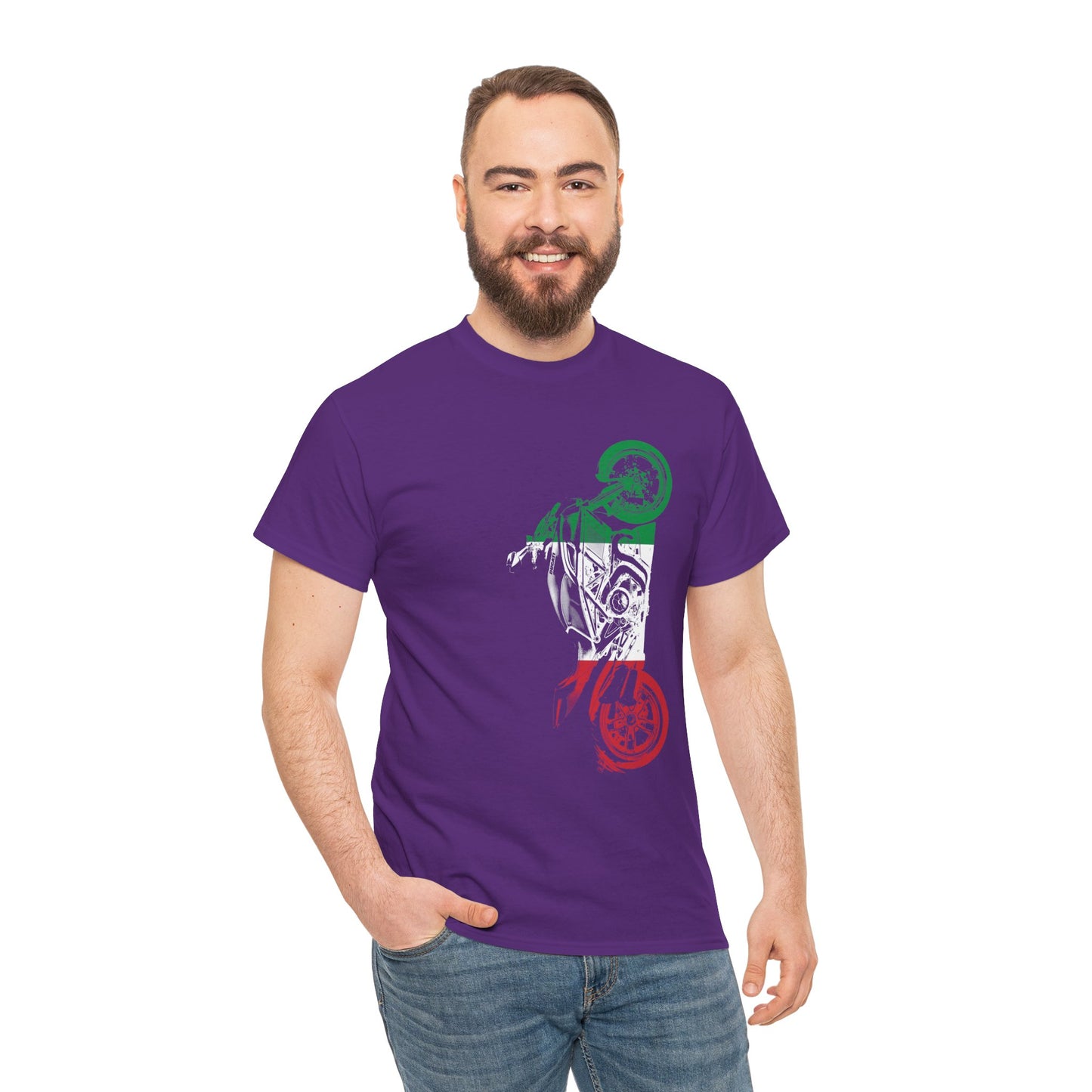 Ducati Diavel Biker T-Shirt - Gildan® 5000 Heavy Cotton™, Perfect Fit for Every Rider