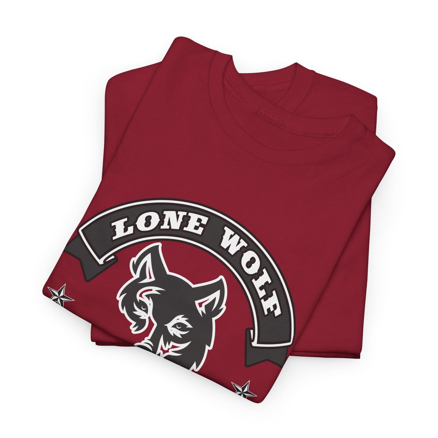 Lone Wolf Tee Shirt - Gildan® 5000 Heavy Cotton™, Classic Fit for the Independent Rider
