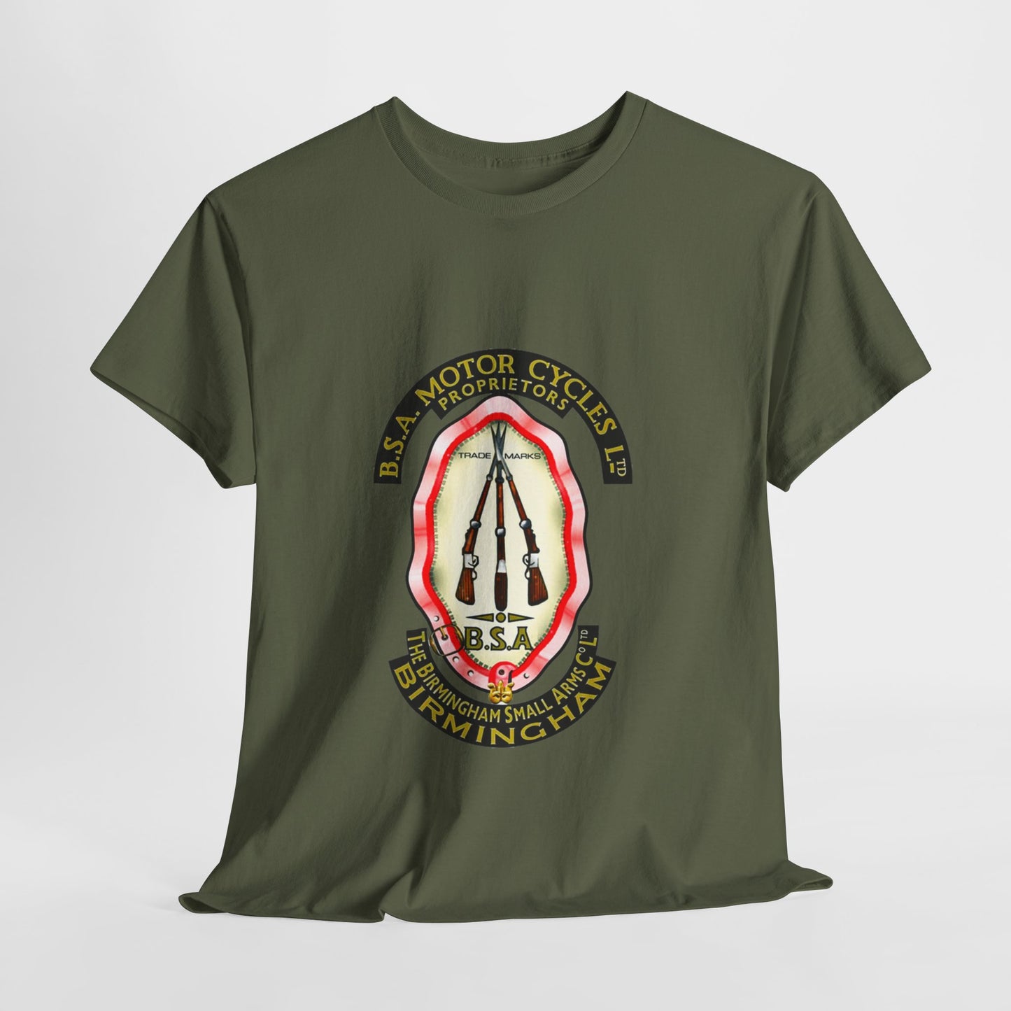 Sporting BSA Rifles T-Shirt - Elegant Design for Outdoor Enthusiasts