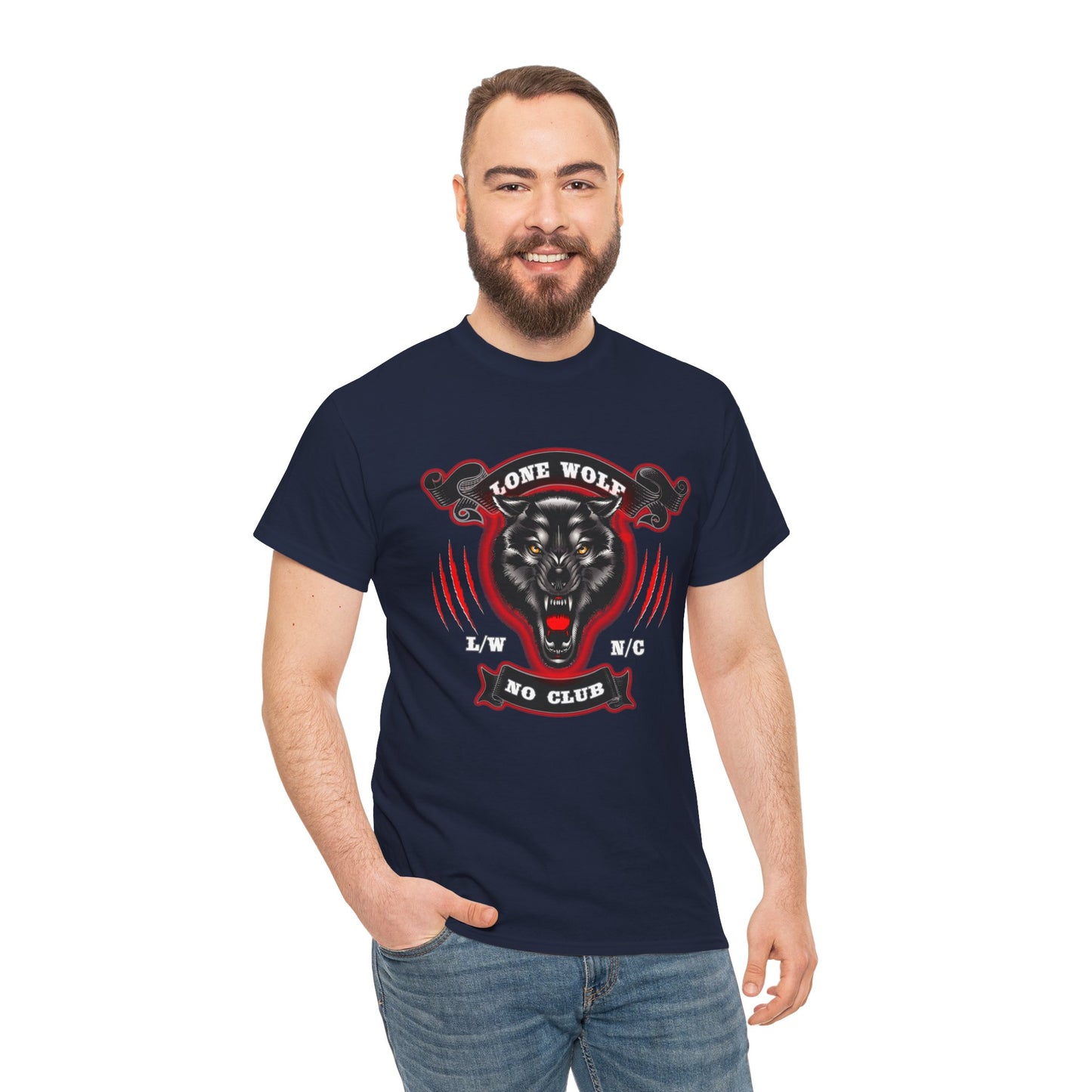 Lone Wolf, No Club Classic Tee