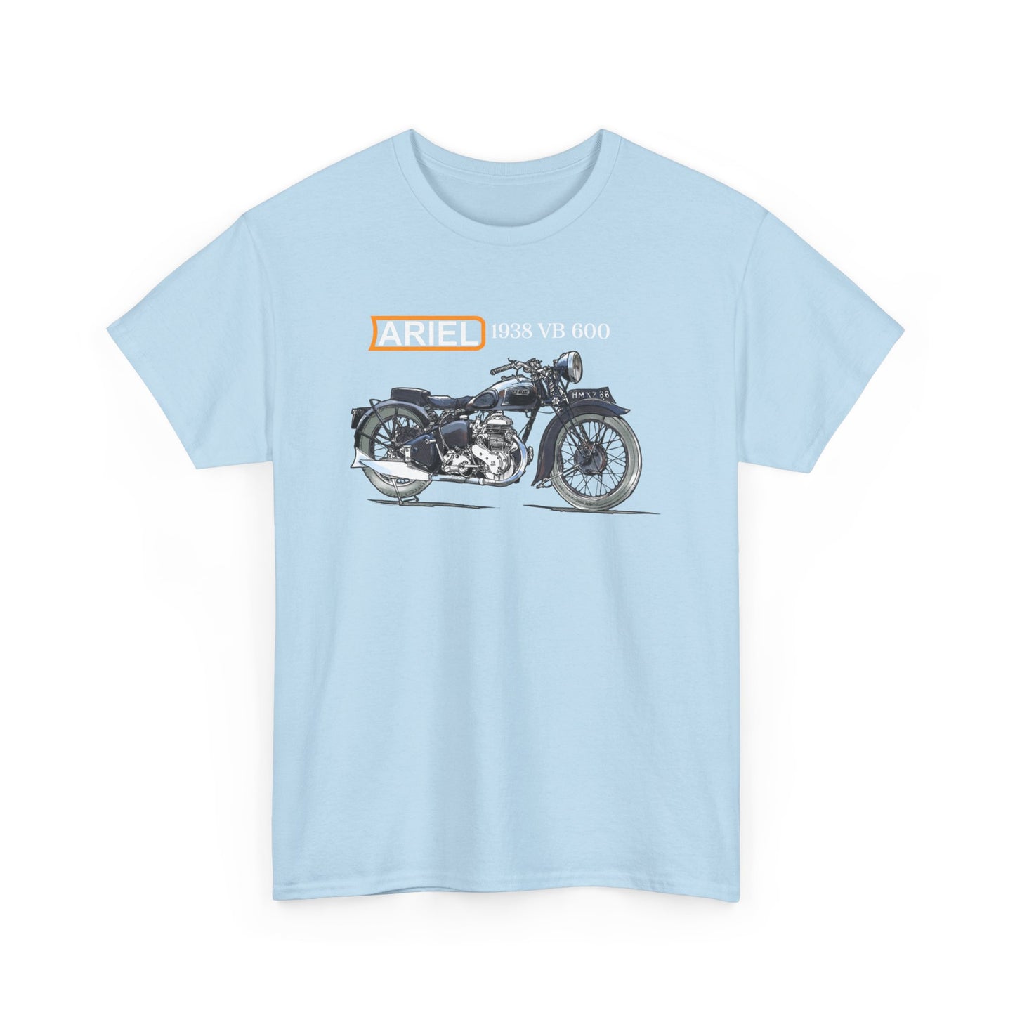 Ariel VB 1938 Vintage Motorcycle T-Shirt - Legendary Style for Riders