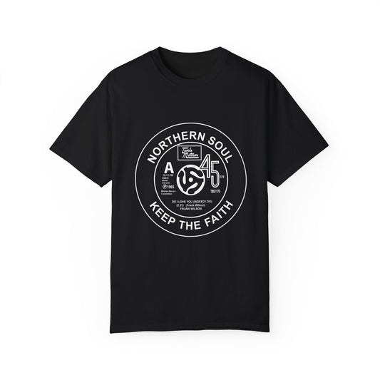 Stylish Northern Soul T-Shirt Featuring Frank Wilson, Do I Love You?  - Gildan® 5000 Heavy Cotton™ Comfort