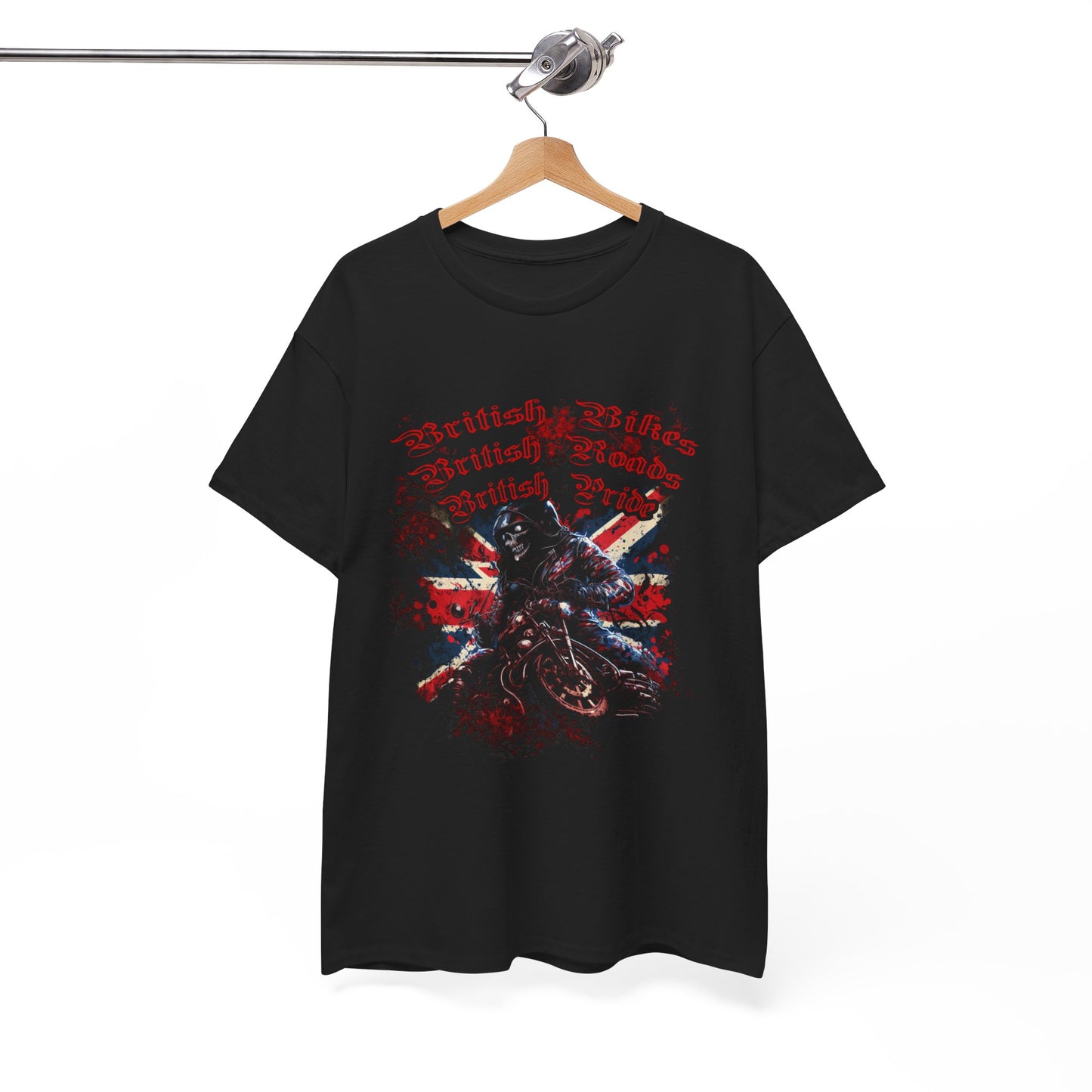 Classic British Bikes, British Roads, British Pride T-Shirt