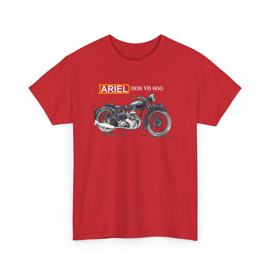 Ariel VB 1938 Vintage Motorcycle T-Shirt - Legendary Style for Riders