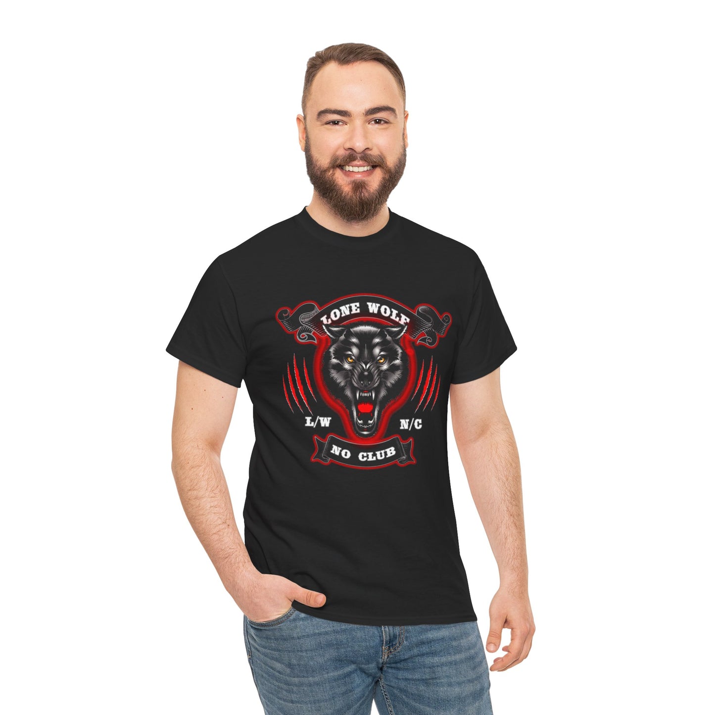 Lone Wolf, No Club Classic Tee