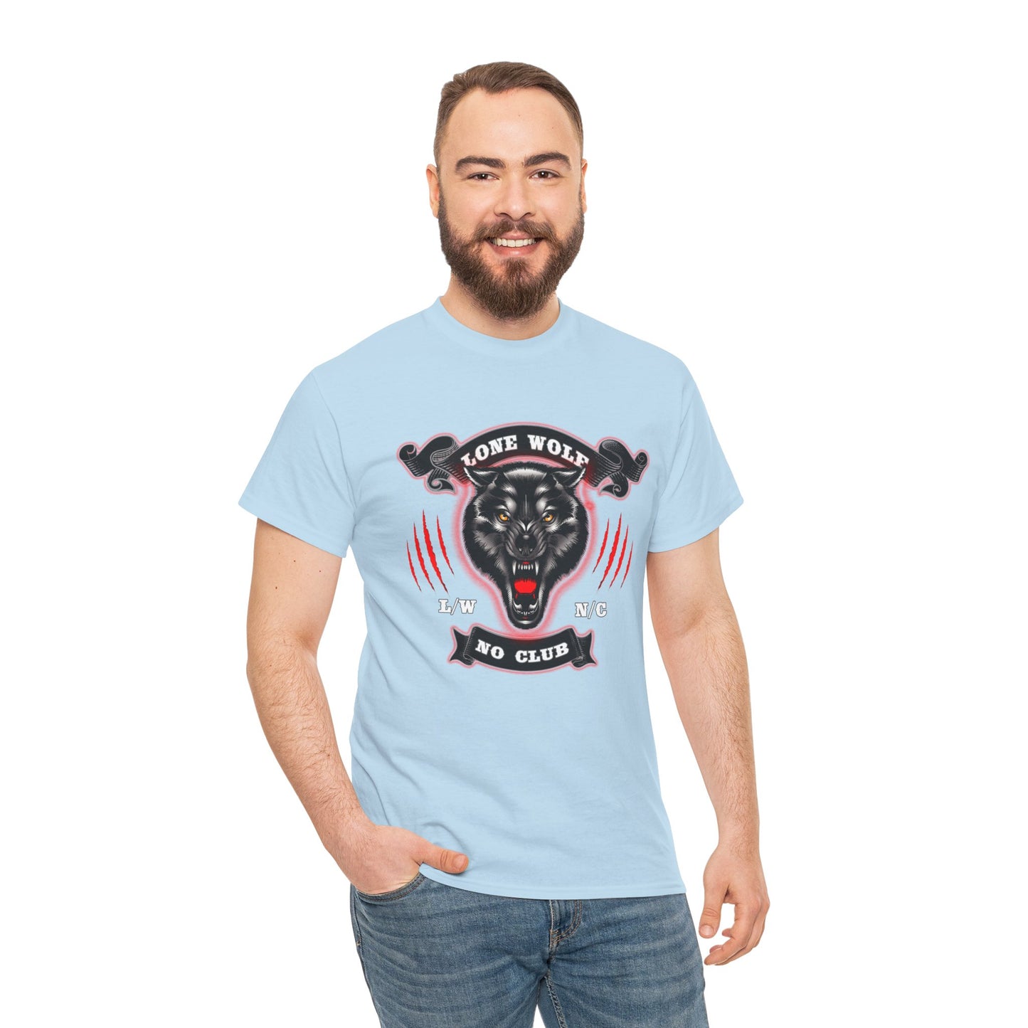 Lone Wolf, No Club Classic Tee
