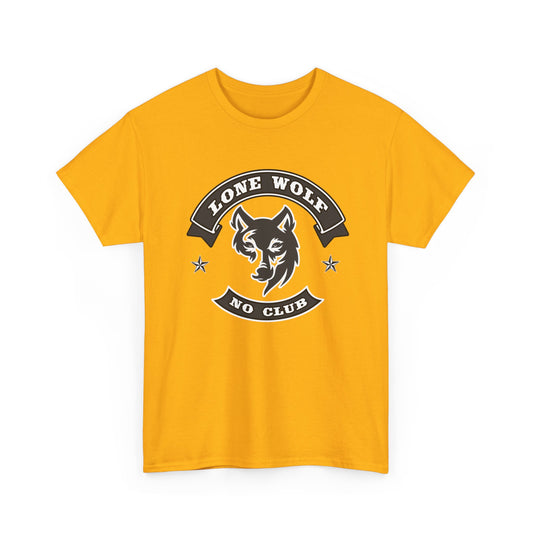 Lone Wolf Tee Shirt - Gildan® 5000 Heavy Cotton™, Classic Fit for the Independent Rider