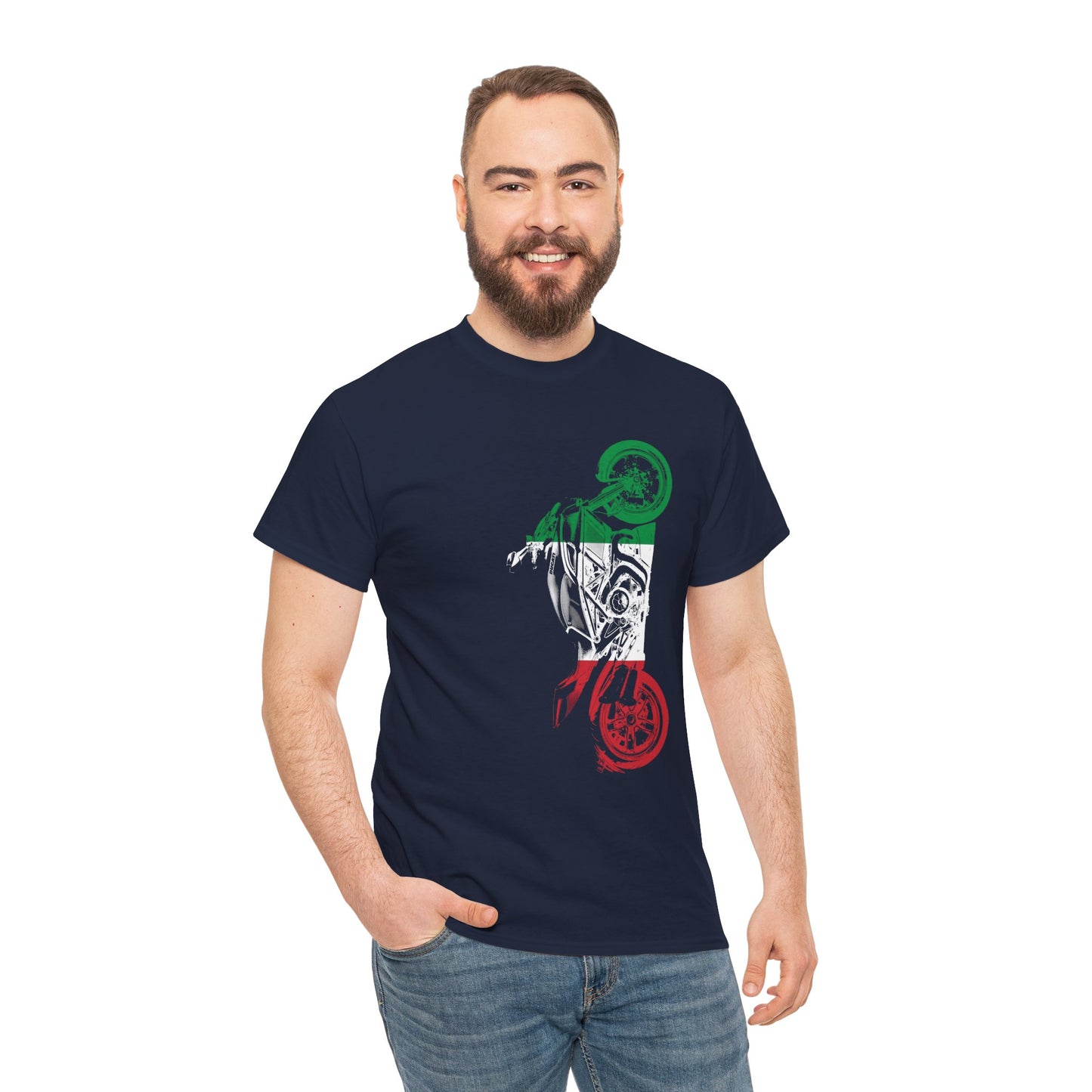 Ducati Diavel Biker T-Shirt - Gildan® 5000 Heavy Cotton™, Perfect Fit for Every Rider