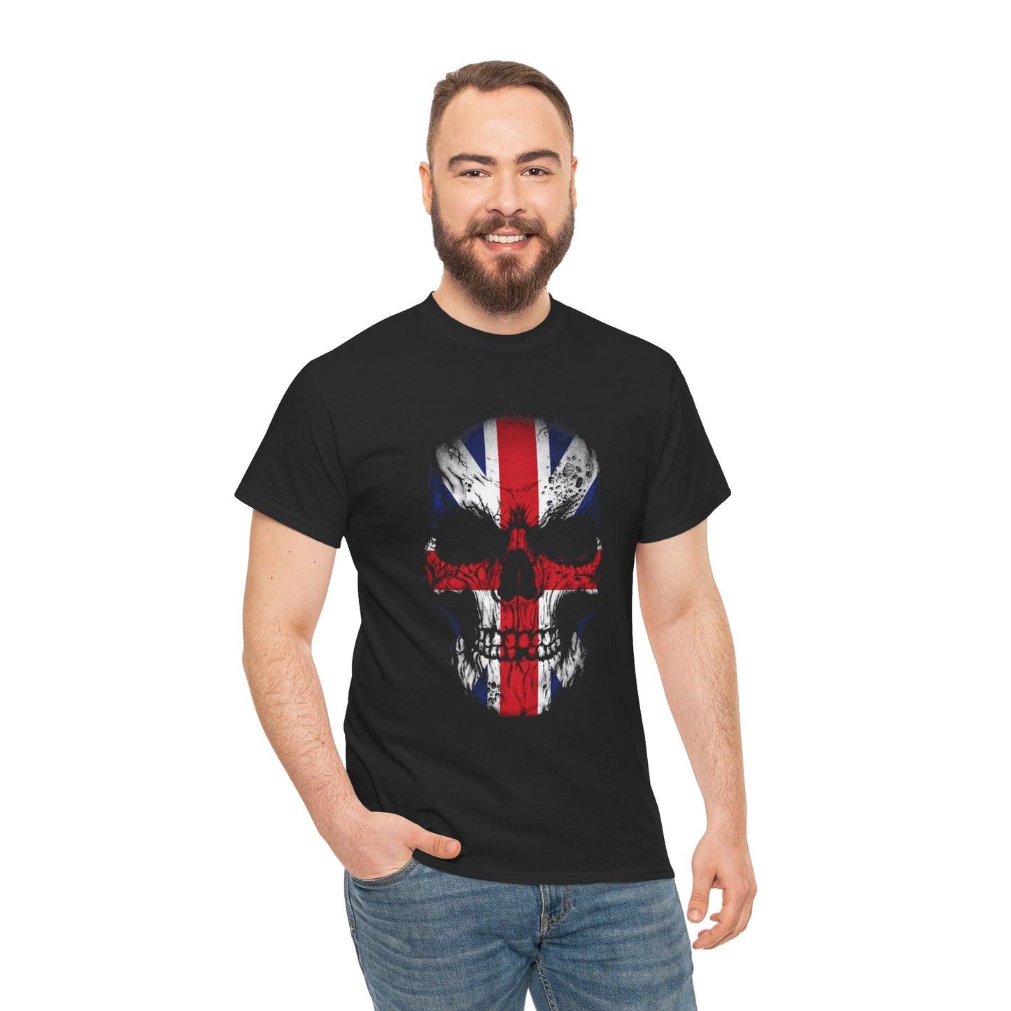 UK Skull Flag: Edgy Style T-Shirt