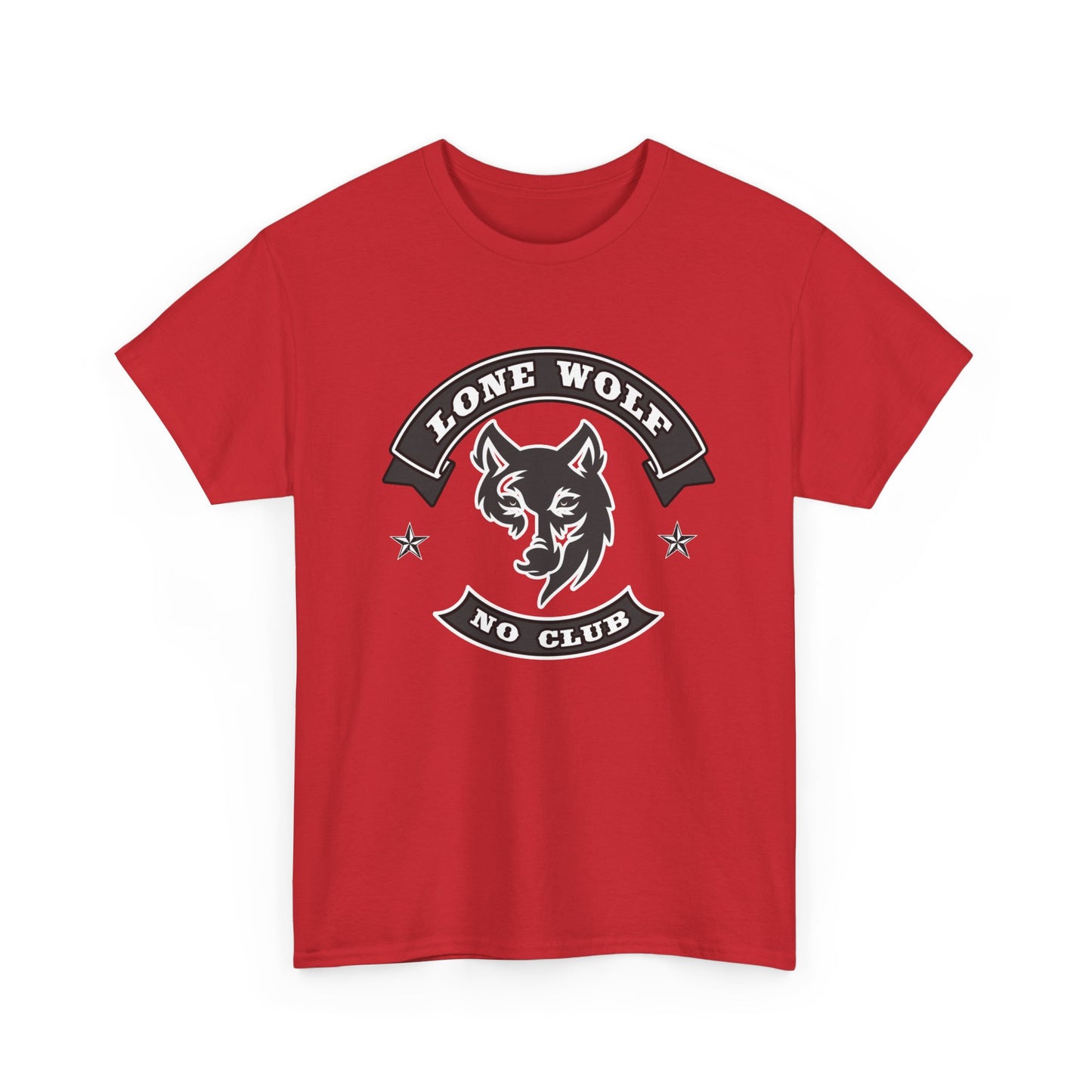 Lone Wolf Tee Shirt - Gildan® 5000 Heavy Cotton™, Classic Fit for the Independent Rider