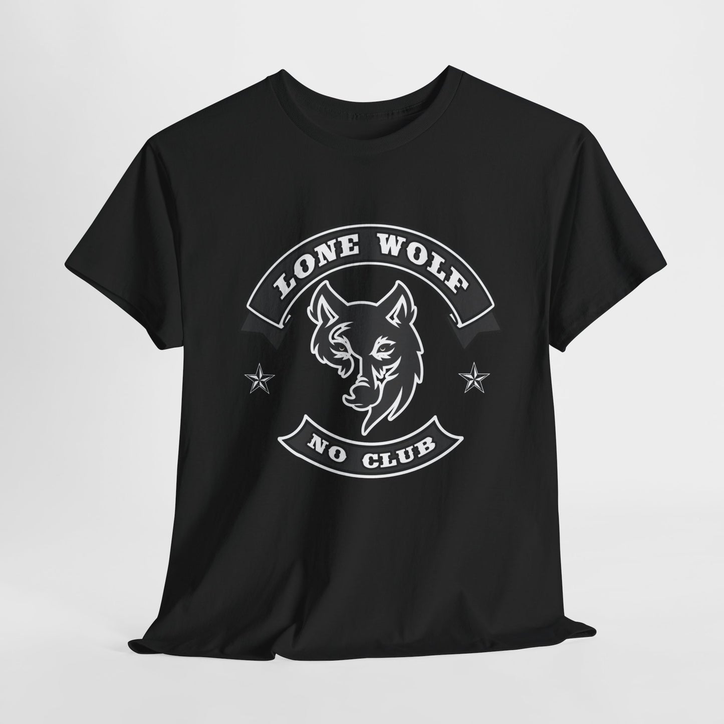Lone Wolf Tee Shirt - Gildan® 5000 Heavy Cotton™, Classic Fit for the Independent Rider