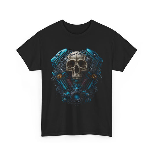 Biker Culture V-Twin Graphic Tee - Made with Midweight Fabric and Classic Fit