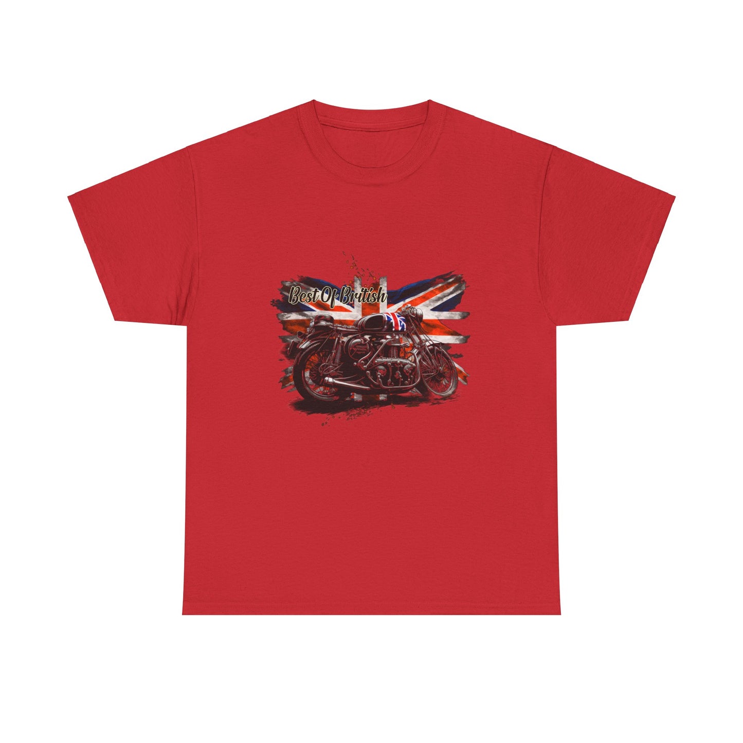 Classic Fit Best of British Biker Shirt - Double-Needle Hems