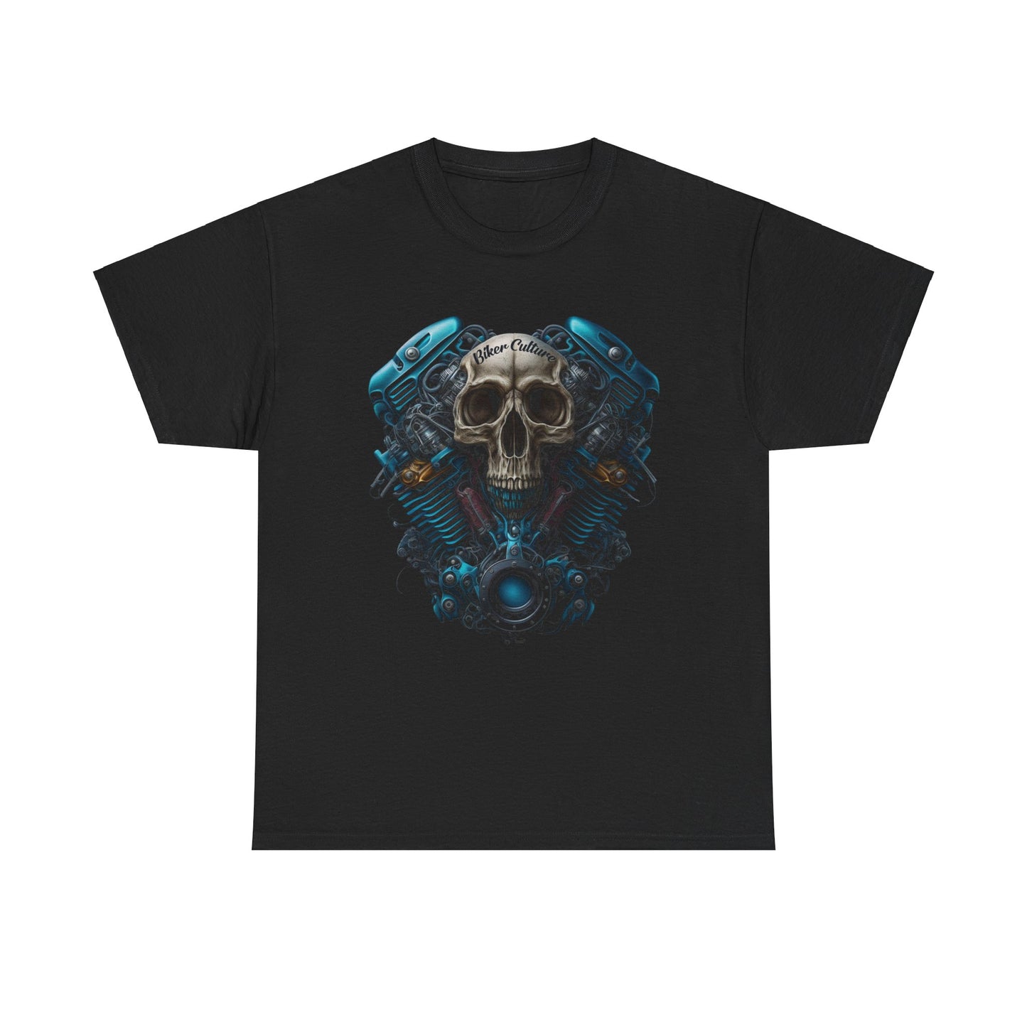 Biker Culture V-Twin Graphic Tee - Made with Midweight Fabric and Classic Fit