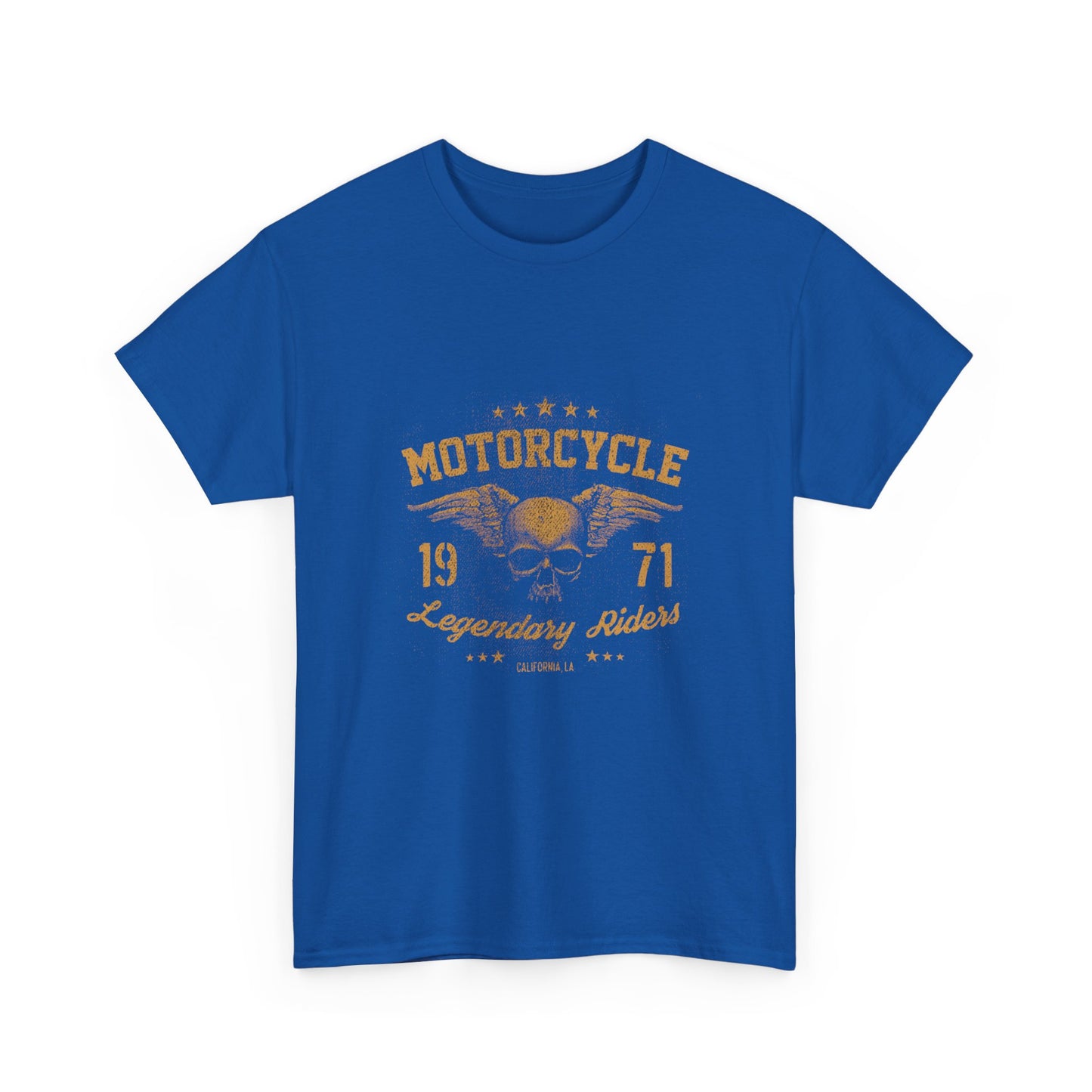 Classic Biker Vibes: Gildan® Heavy Cotton Motorcycle Legend 1971 Shirt