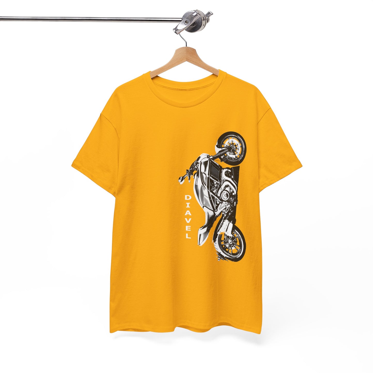 Ducati Diavel Biker T-Shirt | Gildan® 5000 Heavy Cotton™ - Rugged Style, Classic Fit for Motorcycle Lovers