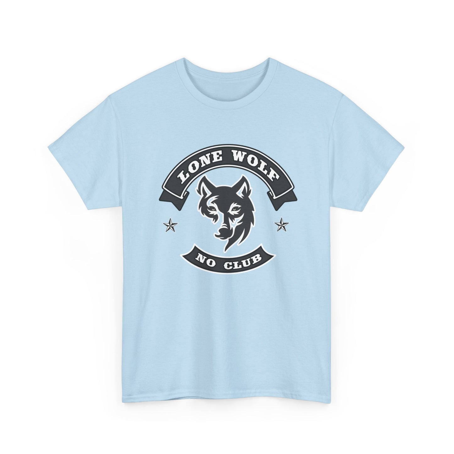 Lone Wolf Tee Shirt - Gildan® 5000 Heavy Cotton™, Classic Fit for the Independent Rider