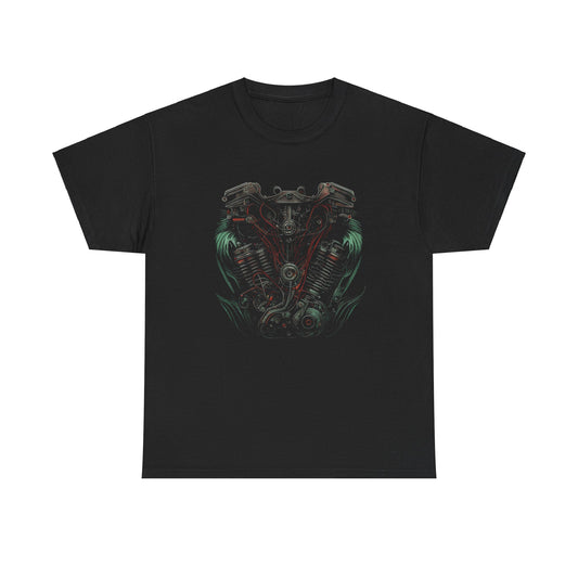 Steam Punk V-Twin Engine Classic Tee