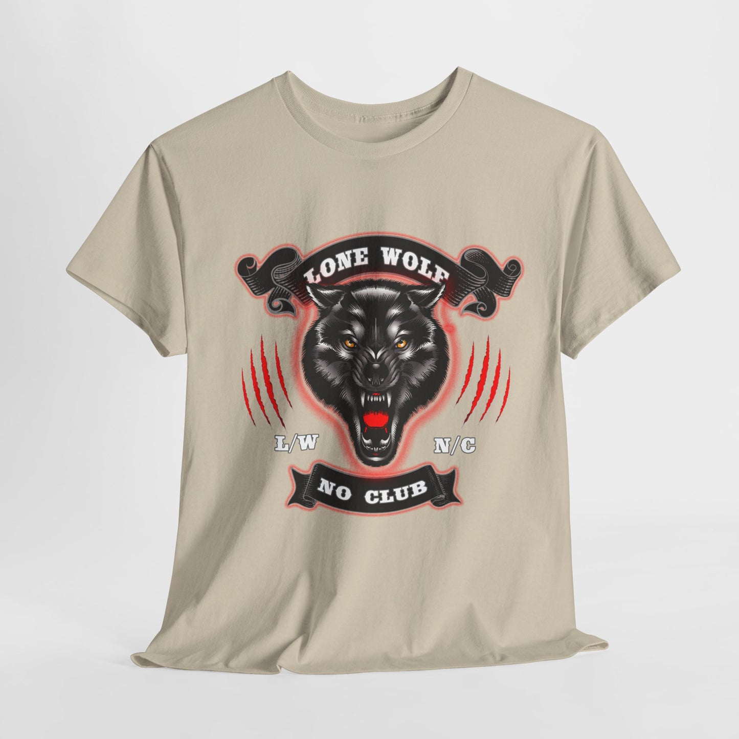 Lone Wolf, No Club Classic Tee