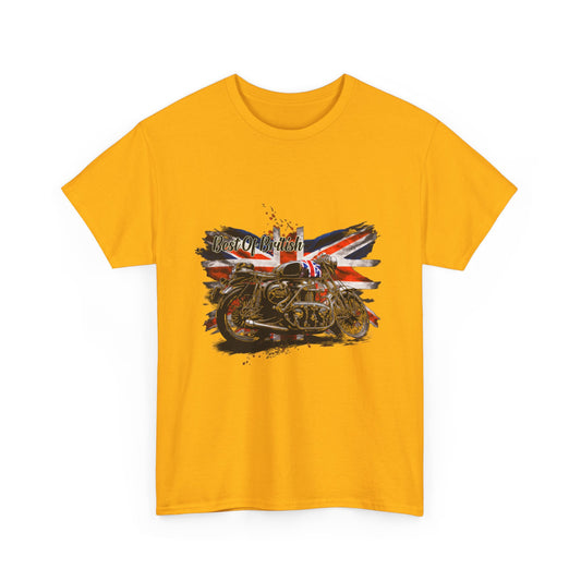 Classic Fit Best of British Biker Shirt - Double-Needle Hems