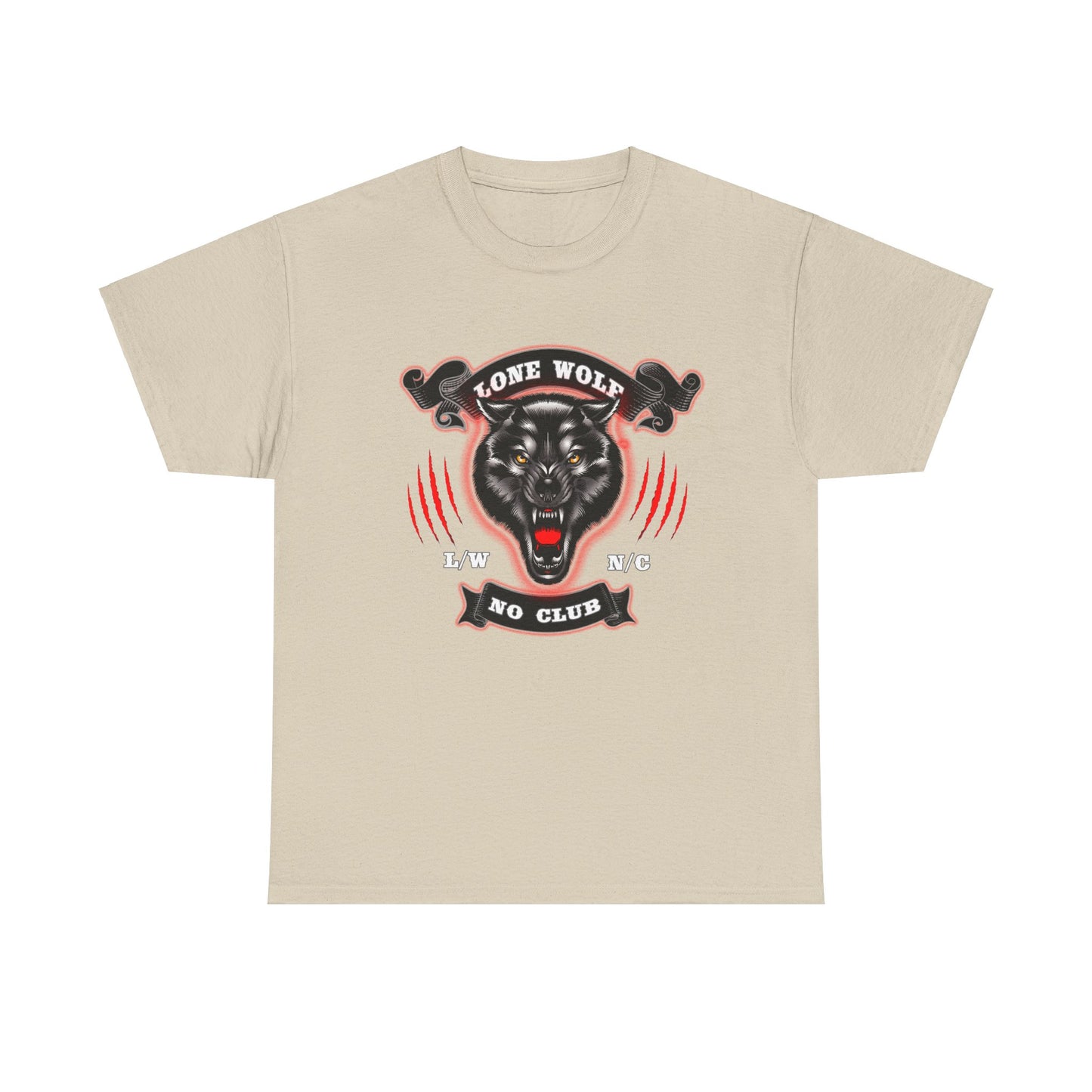 Lone Wolf, No Club Classic Tee