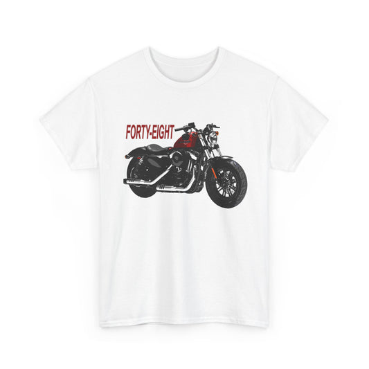 Harley Davidson 48 Unisex T-Shirt | Gildan® 5000 Heavy Cotton™ - Stylish & Comfortable, Great for Bikers of All Styles