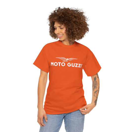 Moto Guzzi Heavy Cotton Logo Tee: Stylish, Durable, and Comfortable