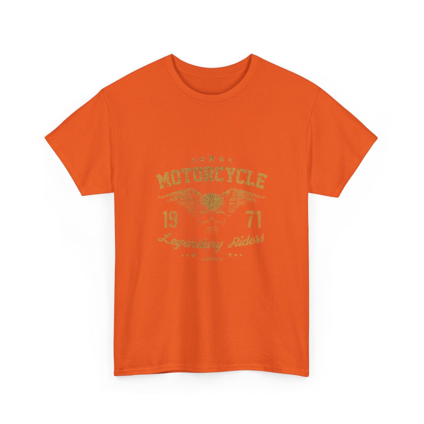 Classic Biker Vibes: Gildan® Heavy Cotton Motorcycle Legend 1971 Shirt
