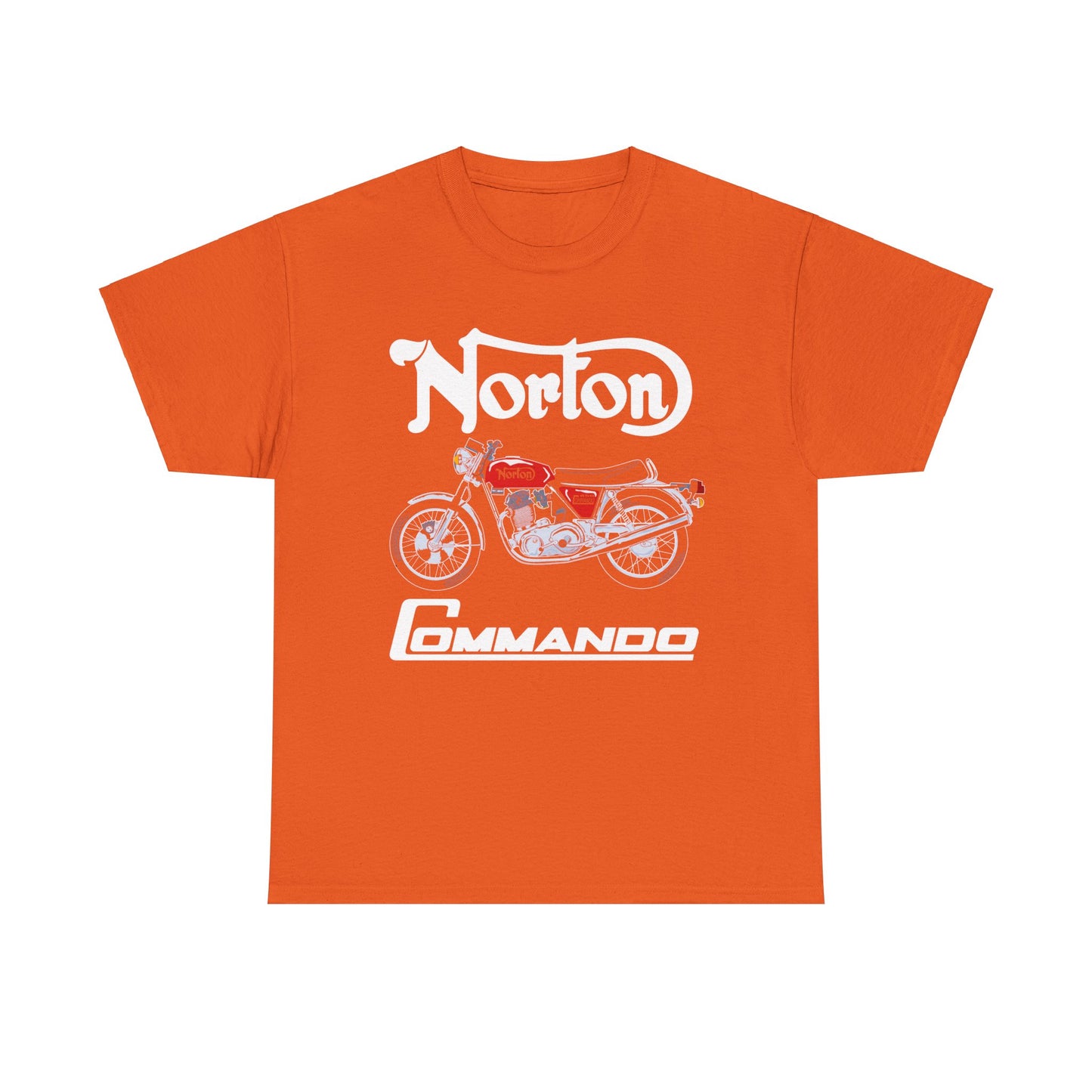 Norton Commando T-Shirt: Classic Fit with Gildan® 5000 Heavy Cotton™