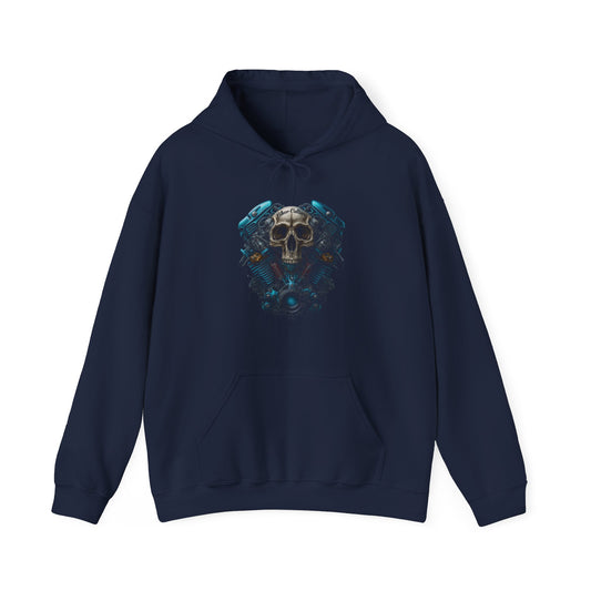 Biker Culture Hoodie - Crafted for Quality and Style, 75% Cotton, No-Pocket Design