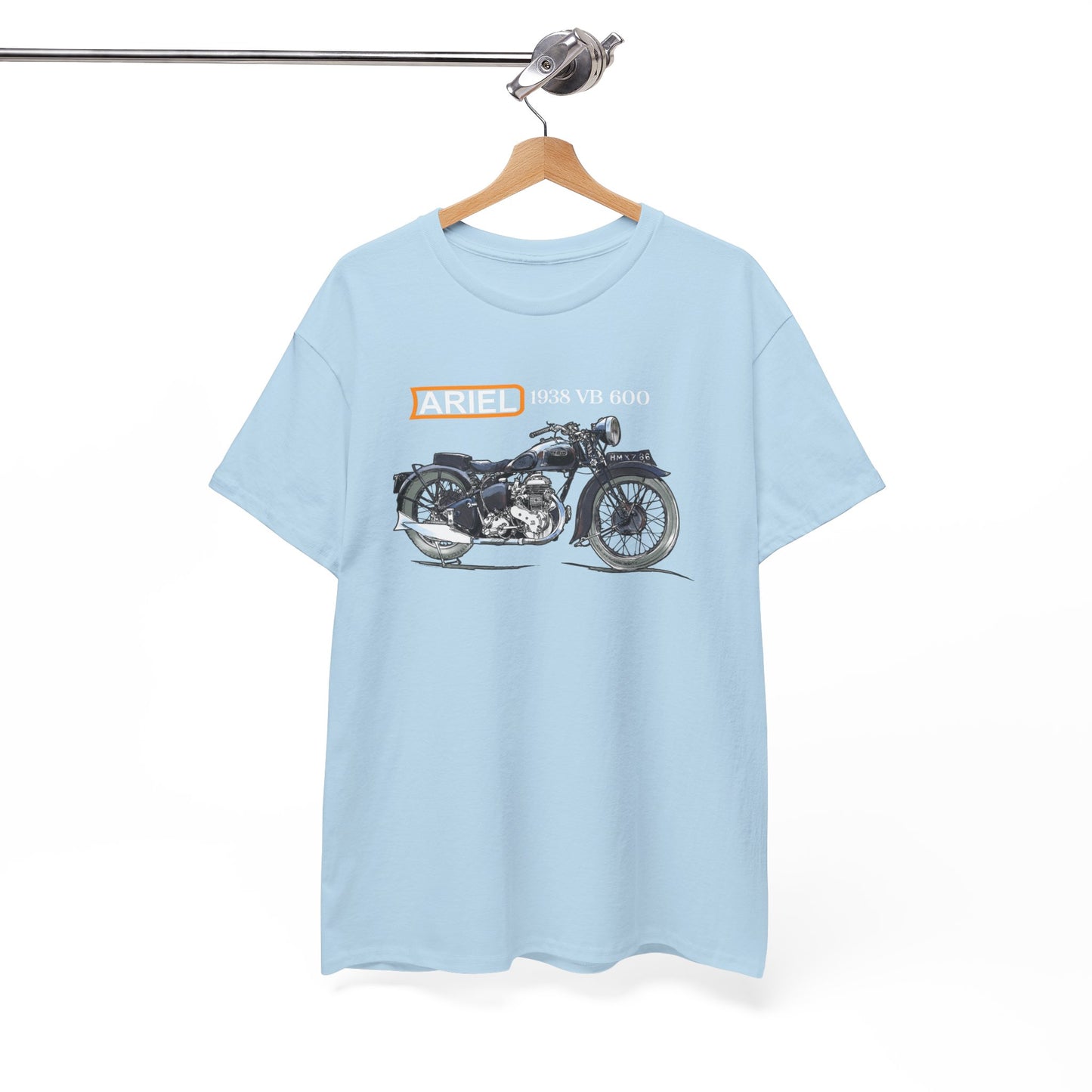 Ariel VB 1938 Vintage Motorcycle T-Shirt - Legendary Style for Riders