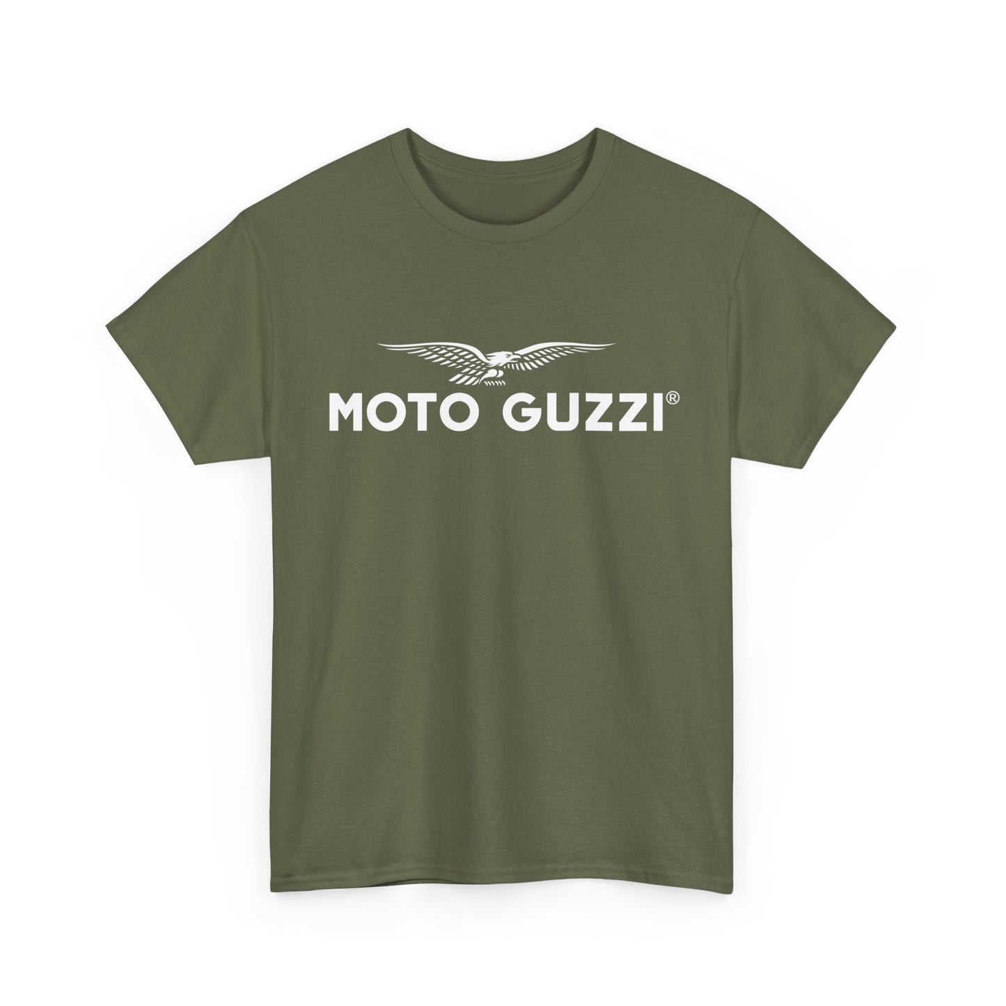 Moto Guzzi Heavy Cotton Logo Tee: Stylish, Durable, and Comfortable