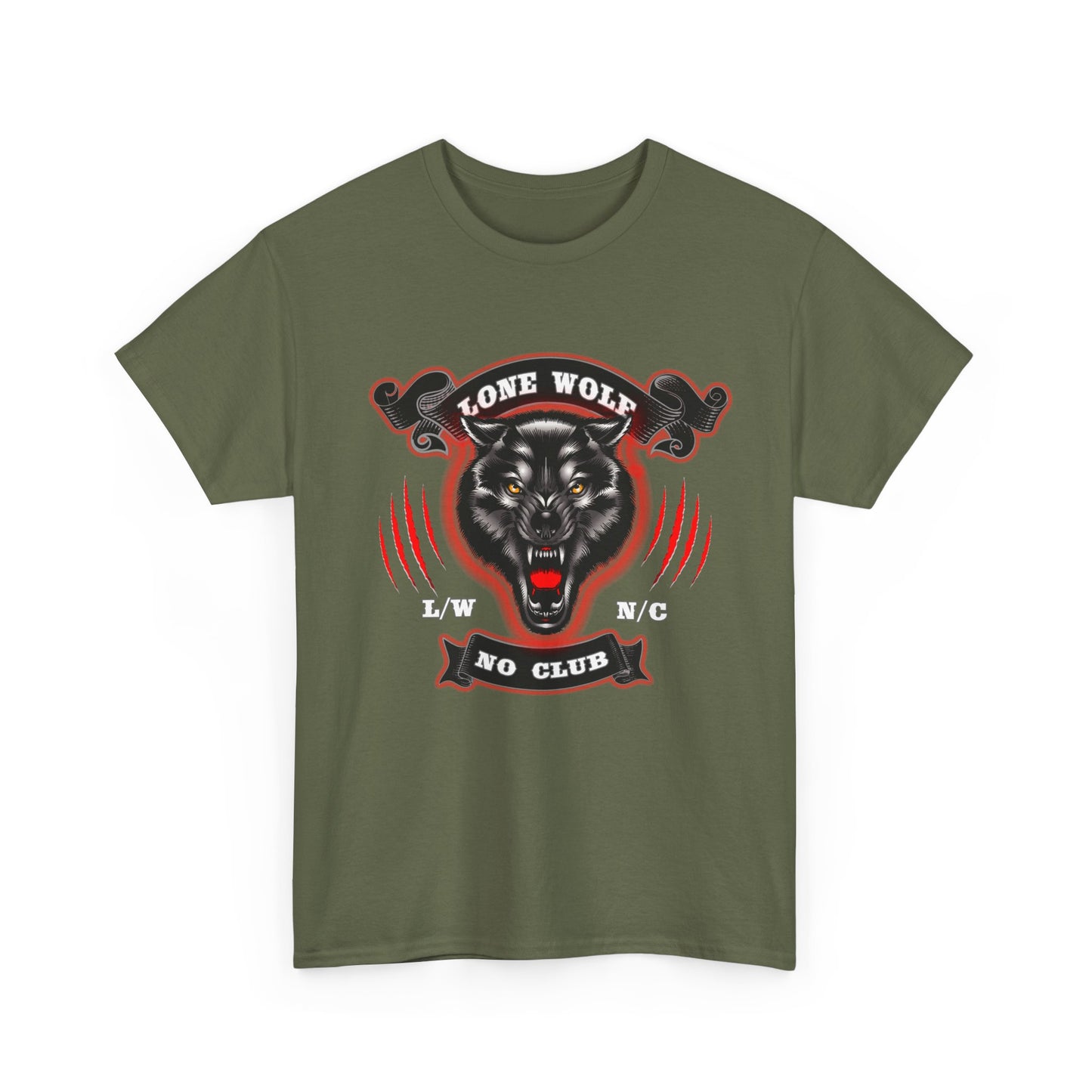 Lone Wolf, No Club Classic Tee