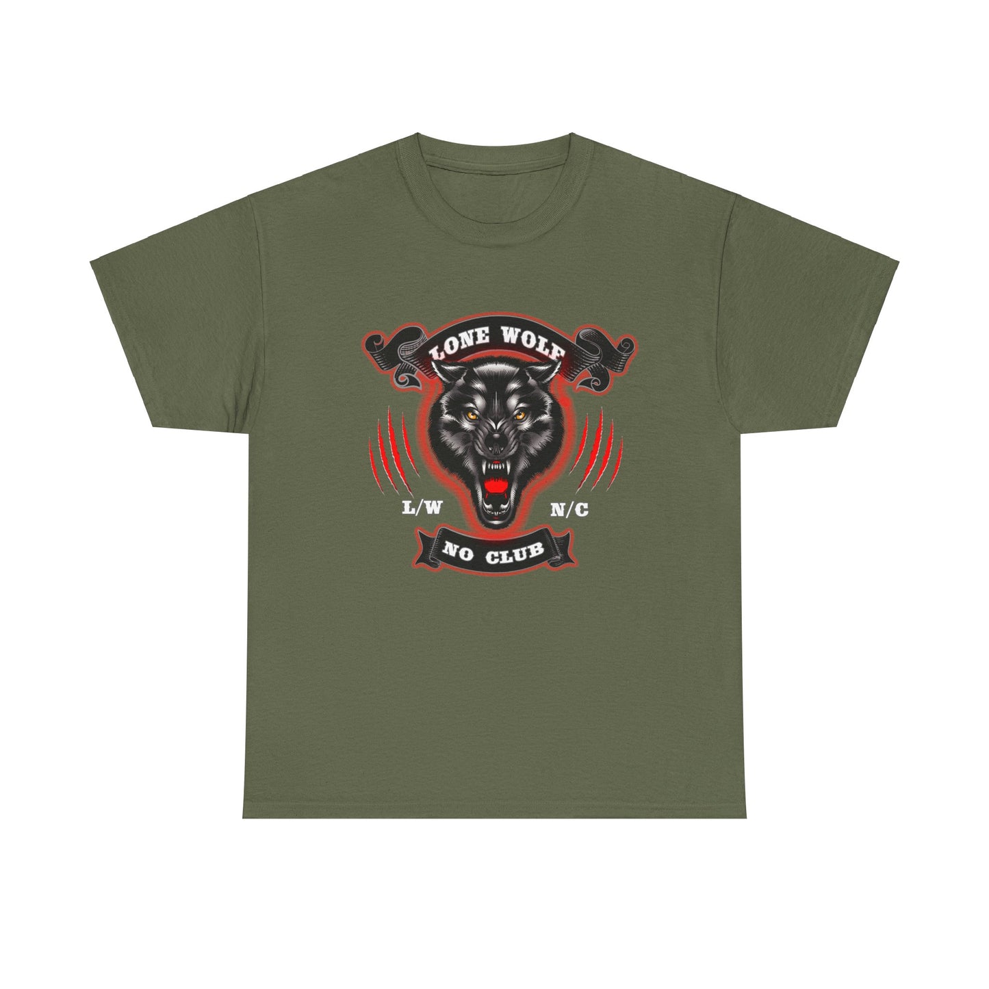 Lone Wolf, No Club Classic Tee