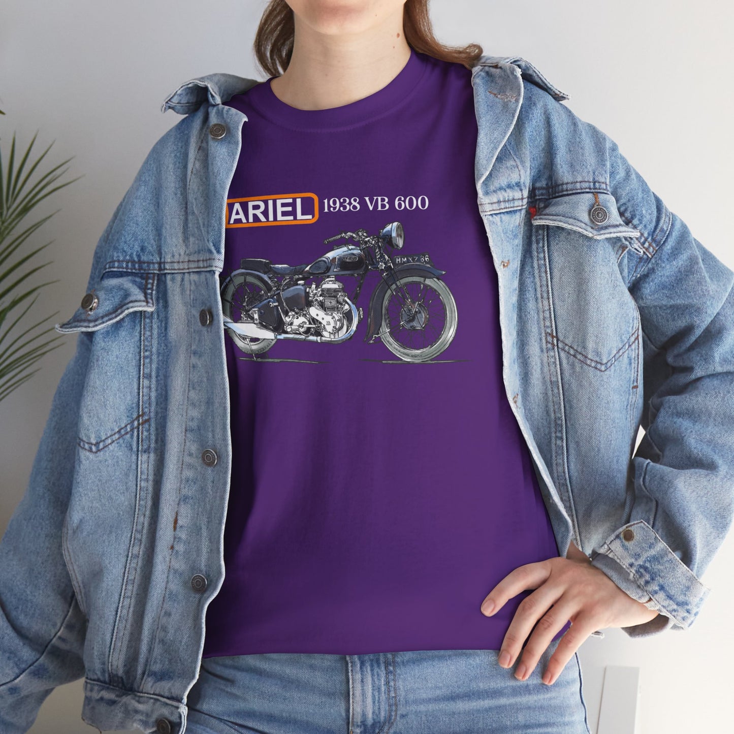 Ariel VB 1938 Vintage Motorcycle T-Shirt - Legendary Style for Riders