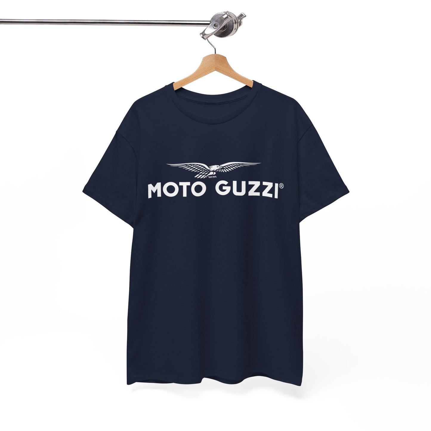 Moto Guzzi Heavy Cotton Logo Tee: Stylish, Durable, and Comfortable